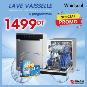 LAVE-VAISSELLE WHIRLPOOL 13...