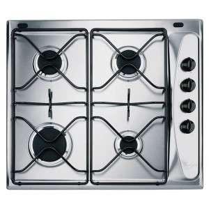 PLAQUE WHIRLPOOL 4 FEUX INOX